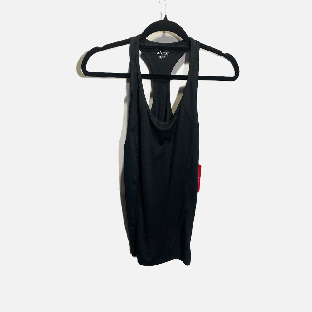 BCG Womens Training Tank Top Black Racerback‎ Athletic Gym Shirt Small NWT